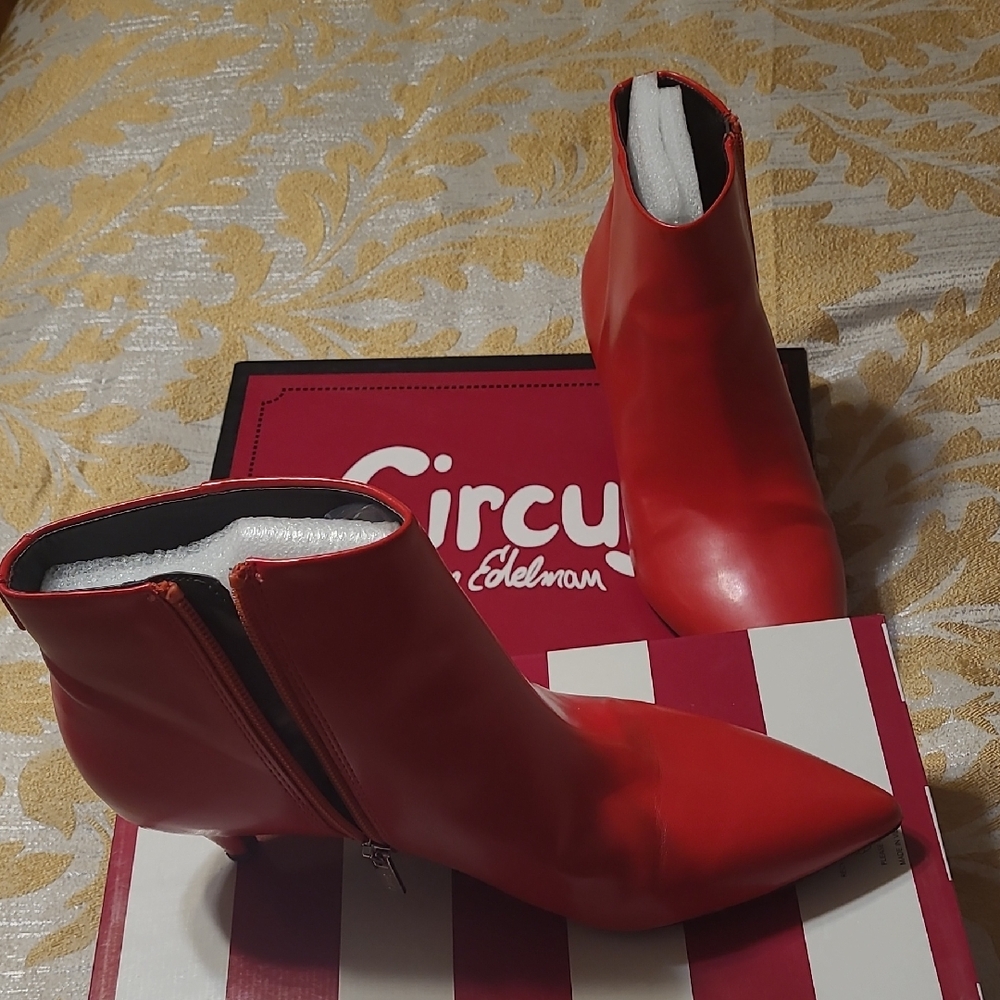 Circus by Sam Edelman Bold Red Ankle Booties